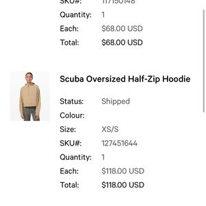 Lululemon Scuba Hoodie